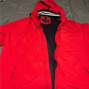 Tommy Hilfiger Men's Vibrant Red Windbreaker